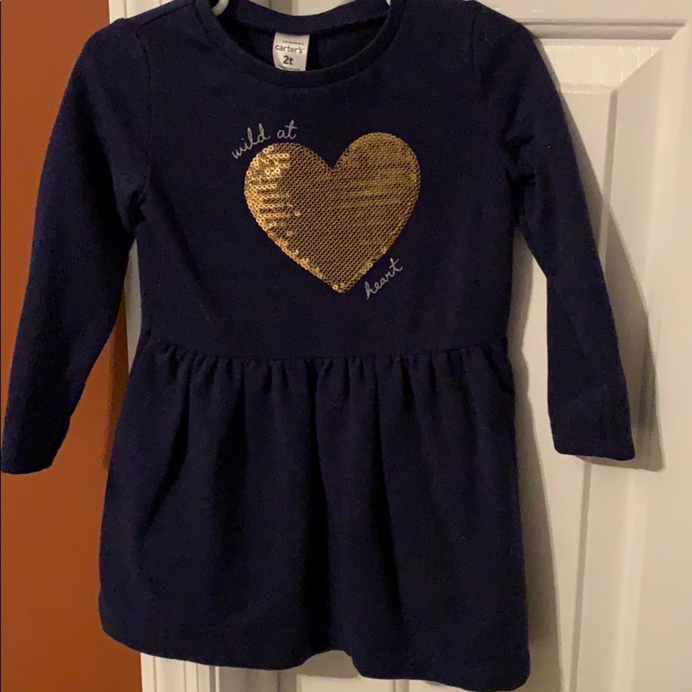 Carters baby blue dress